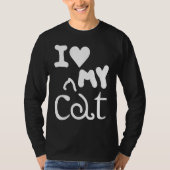Cat   I Love My Cat 1 Tシャツ (正面)