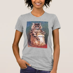 Cat in紙バッグLouis Wain Tシャツ