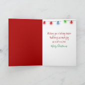 Cat In a Christmas Gift Box カード (内部)