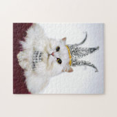 Cat in a Crown ジグソーパズル (横)