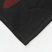 Cat In A Santa Hat フリースブランケット (角)