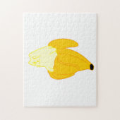Cat in banana – 背景色を選択 ジグソーパズル (縦)