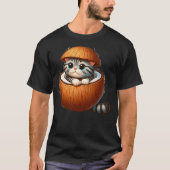 Cat in Coconut Costume Tシャツ (正面)