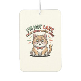 Cat in Energy Saving Mode カーエアーフレッシュナー