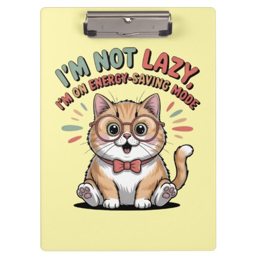 Cat in Energy Saving Mode クリップボード (正面)