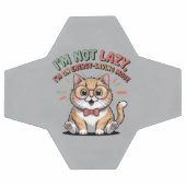 Cat in Energy Saving Mode サッカーボール (フラット)