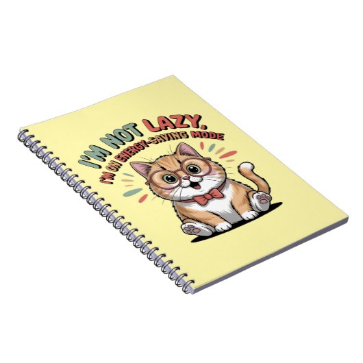 Cat in Energy Saving Mode ノートブック (右側)