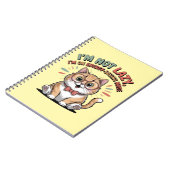 Cat in Energy Saving Mode ノートブック (左側)