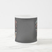 Cat in Energy Saving Mode フロストグラスマグカップ (中央)