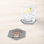 Cat in Energy Saving Mode ペーパーコースター (インサイチュ)