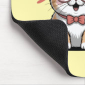 Cat in Energy Saving Mode マウスパッド (コーナー)