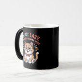 Cat in Energy Saving Mode モーフィングマグカップ (正面左)