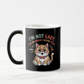 Cat in Energy Saving Mode モーフィングマグカップ (左)