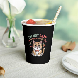 Cat in Energy Saving Mode 紙コップ