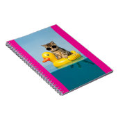 cat in float duck ノートブック (右側)