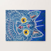 Cat in Gothic Style, Louis Wain ジグソーパズル (横)