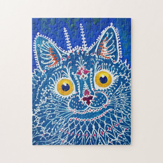 Cat in Gothic Style, Louis Wain ジグソーパズル (縦)
