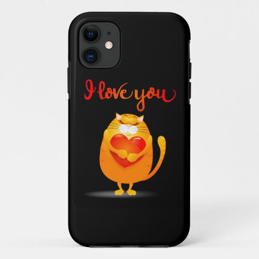 Cat in Love iPhone / iPadケース Case-Mate iPhoneケース (裏面)