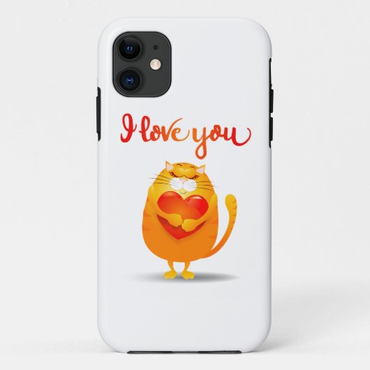 Cat in Love iPhone / iPadケース Case-Mate iPhoneケース (裏面)