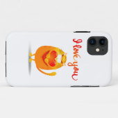 Cat in Love iPhone / iPadケース Case-Mate iPhoneケース (裏面(横))