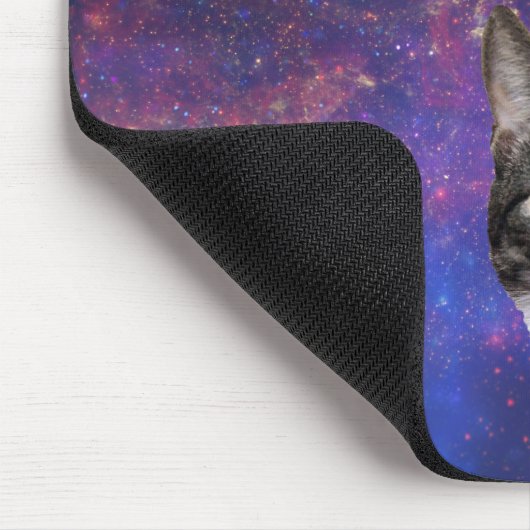 Cat in Outer Space Rawr マウスパッド (コーナー)