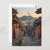 Cat in Seoul Bukchon South ポストカード (正面/裏面)