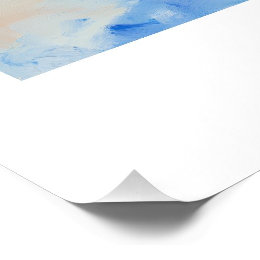 Cat in Snow Wearing Ear Muffs ポスター (コーナー)