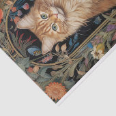 Cat in Tapestry 1 Decopage紙 薄葉紙 (詳細)