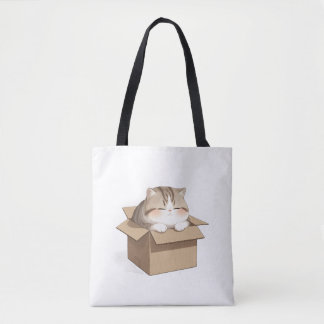 Cat In the box トートバッグ