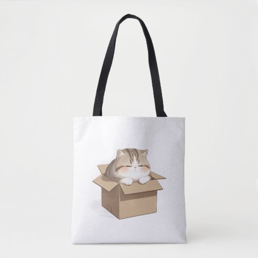 Cat In the box トートバッグ (正面)
