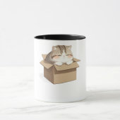 Cat in the Box マグカップ (中央)