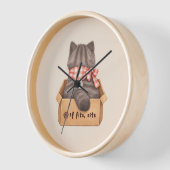 Cat in The Box 壁時計 (傾斜)