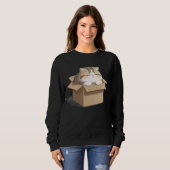 Cat in the Box Shirt スウェットシャツ (正面フル)