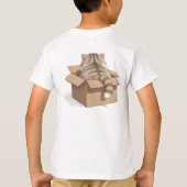 Cat in the Box Shirt Tシャツ (裏面)
