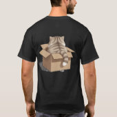 Cat in the Box Shirt Tシャツ (裏面)