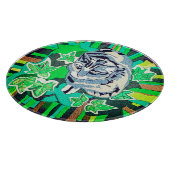 Cat in the garden カッティングボード (角)