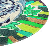 Cat in the garden カッティングボード (角)