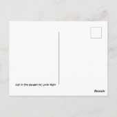 Cat in the Garden by Louis Wain ポストカード (裏面)