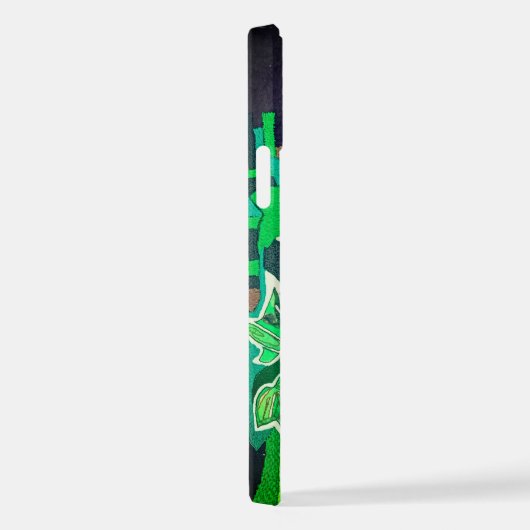 Cat in the garden iPhoneケース (右側面)