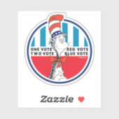 Cat in the Hat| 1票、2票 シール (シート)