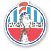 Cat in the Hat| 1票、2票 シール (正面)