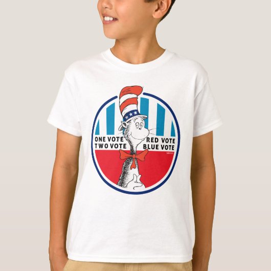 Cat in the Hat| 1票、2票 Tシャツ (正面)