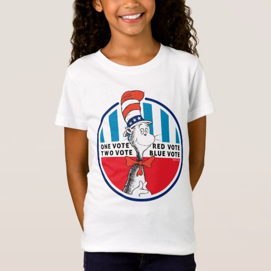 Cat in the Hat| 1票、2票 Tシャツ (正面)