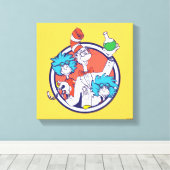 Cat in the Hat & Lab Tech One Lab Tech Two キャンバスプリント (インサイチュ (ウッドフロア))