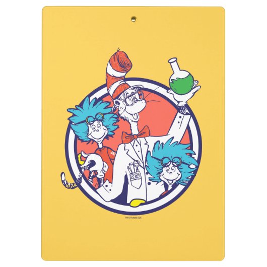 Cat in the Hat & Lab Tech One Lab Tech Two クリップボード (裏面)