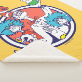 Cat in the Hat & Lab Tech One Lab Tech Two シェルパブランケット (3/4)