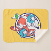 Cat in the Hat & Lab Tech One Lab Tech Two シェルパブランケット (正面(横))