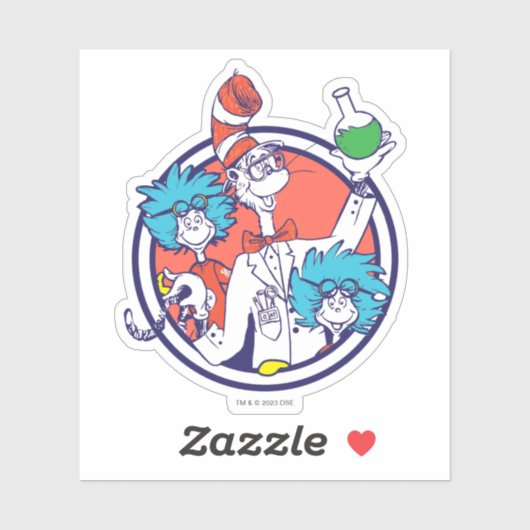 Cat in the Hat & Lab Tech One Lab Tech Two シール (シート)