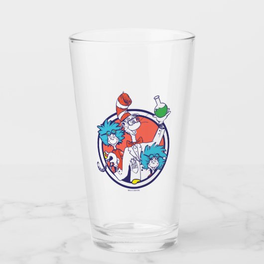 Cat in the Hat & Lab Tech One Lab Tech Two タンブラーグラス (正面)