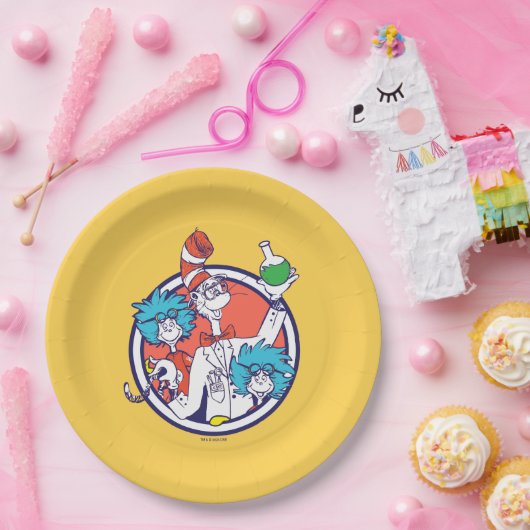 Cat in the Hat & Lab Tech One Lab Tech Two ペーパープレート (パーティー)